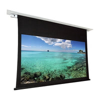 Dragonfly DFRM-NTT-120-MW 120" Recessed Motorized Matte White Projection Screen (16:9)