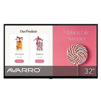 AVARRO V2-P32ESOB Full HD LED Display Certified Refurbished, 32", Final Sale