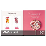 AVARRO V2-P50ESOB UHD 4K LED Display Open Box, 50"