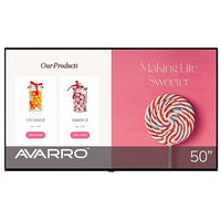 AVARRO V2-P50ESOB UHD 4K LED Display Open Box, 50"