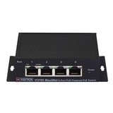 Vigitron VI3105 Maxiinet 5-Port 60W PoE Powered PoE Switch with Extended UTP Uplink