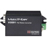 Vigitron VI5001 1-Port PoE Fiber Media Converter, 30W