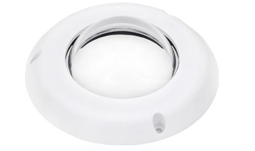 VIVOTEK AC-229-W IK10 Transparent Cover Assembly, 93.8mm, White