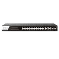 DrayTek VigorSwitch P1282 28-Port Gigabit PoE+ Web Smart Switch with 4 SFP Combo Ports