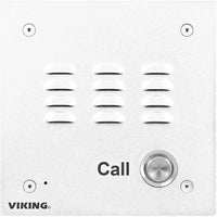 Viking E-10-WHA Telephone Line Powered Door Entry Phone with 2-Way Handsfree Communication, White