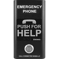 Viking E-1600-BKA-EWP Compact Emergency Phone with Enhanced Weather Protection, Black