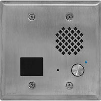 Viking E-70-SS 2-Gang Brushed Stainless-Steel Entry Compact Phone with Proximity Reader