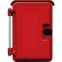 Viking VE-9X12R-0P Heavy-Duty Plastic Outdoor Enclosure, No Adapter Panel, Red