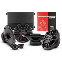 DS18 2008-2019 Toyota Highlander Front and Back Doors Speaker Good Upgrade Package 900 Watts - front view | Silarius