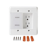 WattBox WB-200-IW-2-WHT In-Wall Power Conditioner, White