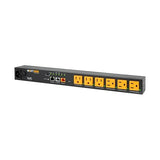 WattBox WB-800-IPVM-6 800 Series IP Surge Protector, 6-Individually Controlled and Amp, Metered Outlets