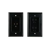 WattBox WB-PowerLink2-BLK PowerLink2 with Duplex Wall Plates and 3' Power Cord Kit, Black