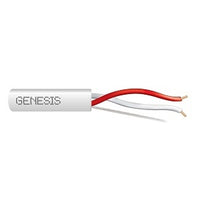 Genesis 47604812 18/2 Solid Unshielded Thermostat Cable, Plenum, CL2P, 500' (152.4 m) x 4 Reels, Natural
