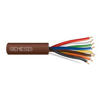 Genesis 47070907 20/8 Solid Unshielded Thermostat Cable, General Purpose, CL2, 250' (76.2 m) Speed Bag, Brown