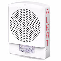 ELFHSW-AL - Eaton ELFHSW-AL Eluxa LED Low Frequency Horn Strobe, Wall Mount, 24V, 110/177 cd