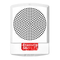 ELMTSW-NR - Eaton ELMTSWNR Wheelock Eluxa Multitone Strobe Horn, No Lettering, Wall Mount, 2