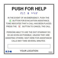 RAS-INSTRUC - Eaton RAS-INSTRUC VoCALL 16 US, Digital Area of Refuge System, Emergency Voice S