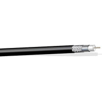 West Penn 256450BK1000 RG6/U HD-SDI Plenum Cable, 1000' (304.8m), Black