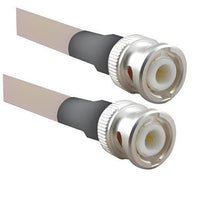 West Penn WP-25810BMBM175 RG213 Plenum BNC to BNC Assembly, 175', Ivory