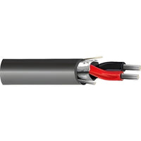 West Penn 454GY1000 Non Plenum Audio Cable, 1000', 22 AWG Bonded Shield PVC