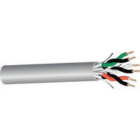 West Penn D441GY0500 Non Plenum Audio Cable, 500', 18-Gauge Shielded, Gray