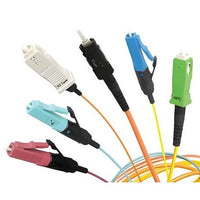 West Penn FI-5252 50/125um LC OM4 Connector with Boots, Violet