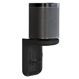 Sanus WSOS1-B1 Outlet Shelf for Electronics and Speakers up to 10 lbs (Black)