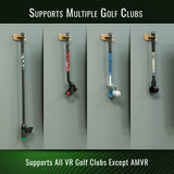 DriVR Wall Mount System -  Storage System for Standard and Putter Gripped DriVR VR Golf Club Handles