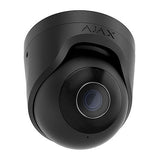 AJAX 64930.197.BL1 64930.197.BL1TurretCam 8MP Wired AI-Powered Security IP Camera, 85° Viewing Angle, 4mm Lens, Black
