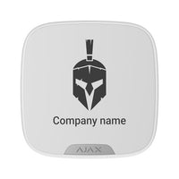 AJAX 140940.63.WH Brandplate Customized Faceplate for Branding StreetSiren DoubleDeck, 10-Piece, White