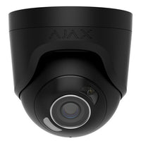 AJAX 126262.197.BL1 TurretCam HL 5MP Wired AI-Powered IP Camera, 85° Viewing Angle, 4mm Lens, Black