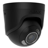 AJAX 126266.197.BL1 TurretCam HL 8MP Wired AI-Powered IP Camera, 85° Viewing Angle, 4mm Lens, Black