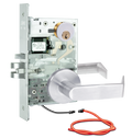 SDC Z7632LQRE Z7600 Series Motorized Latch Retraction Mortise Lockset, Locked Both Sides, Failsecure, Left Hand, Eclipse Escutcheon, Dull Stainless