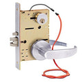 SDC Z7852LQE 7800PRO Series Solenoid Controlled Mortise Lock, Locked Outside Only, Failsecure, Left Hand, 12VDC, Dull Chrome