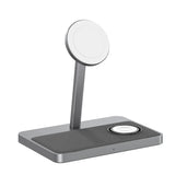 ZIKE Z557C 3-in-1 Qi2 & MFW Magnetic Wireless Charging Stand