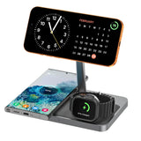 ZIKE Z557C 3-in-1 Qi2 & MFW Magnetic Wireless Charging Stand