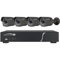 Speco ZIPL4B1 4-Channel NVR with 4-Channel Built-In PoE, 1TB, 4x Full HD 1080p Outdoor IR Bullet Cameras