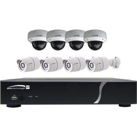 Speco ZIPT8BD2 HD-TVI Video Surveillance 9-Piece Kit, (1) D8VX2TB 8-Channel DVR, 2TB HDD, (4) VLB5 2MP Bullet Cameras, (