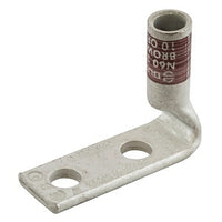 Hubbell HGBL06SN Lug Cu1 Hole 6 AWG 90 Degree 1/4" OD, 50 Pack