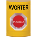 STI SS2204AB-FR SS2 Series Momentary Stopper Station Push Button with ABORT Label, Yellow