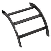 Hubbell HLO0690B NEXTFRAME Ladder Rack, Outside Radius, 6", Black