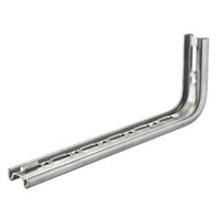 Hubbell HBTLB24 L-Shaped Wall Bracket for 24" Tray, Pre-Galvanized