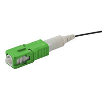 Hubbell FCSC900KASM12 Fiber Optic Cable Connector, SCA Singlemode, 900 Micron Buffer, 12-Pack
