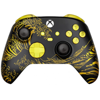 MODDEDZONE BLACK WAVE XBOX SERIES X CUSTOM MODDED CONTROLLER
