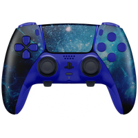 MODDEDZONE BLUE NEBULA PS5 DualSense Edge Custom Modded Wireless Controller