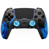 MODDEDZONE BLUE FIRE PS5 CUSTOM MODDED CONTROLLER