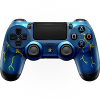 BLUE THUNDER PS4 CUSTOM MODDED CONTROLLER