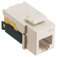 Hubbell NSJULA netSELECT USOC Keystone Jack, Light Almond