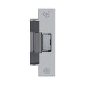 HES 7501-12/24-630-LBM 7501 Series Grade 1, Fire-Rated Universal Electric Strike with Faceplate for Cylindrical Locksets and Latchbolt Monitor, Satin Stainless Steel