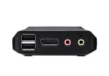 ATEN CS52DP 2-Port USB-C DisplayPort Hybrid Cable KVM